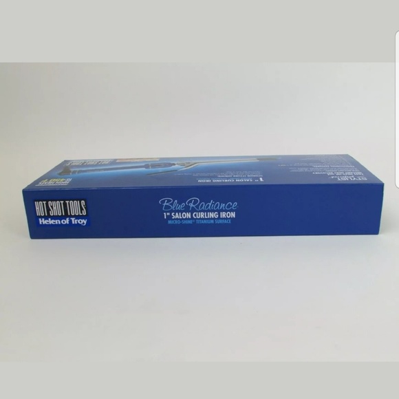 Hot Shot Tools Blue Radiance 1" Curling Iron - Picture 2 of 3